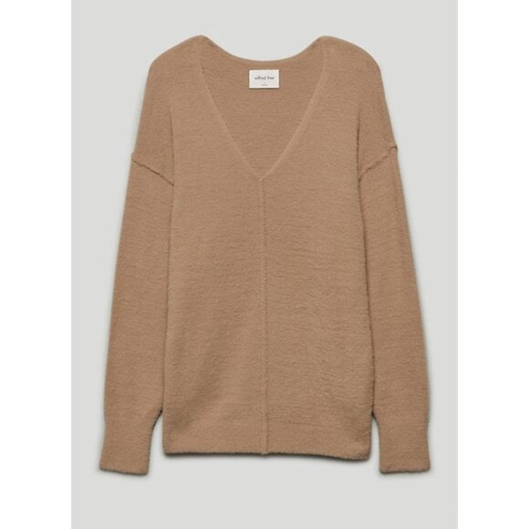 NWT Aritzia hush knit v-neck sweater - Picture 1 of 3